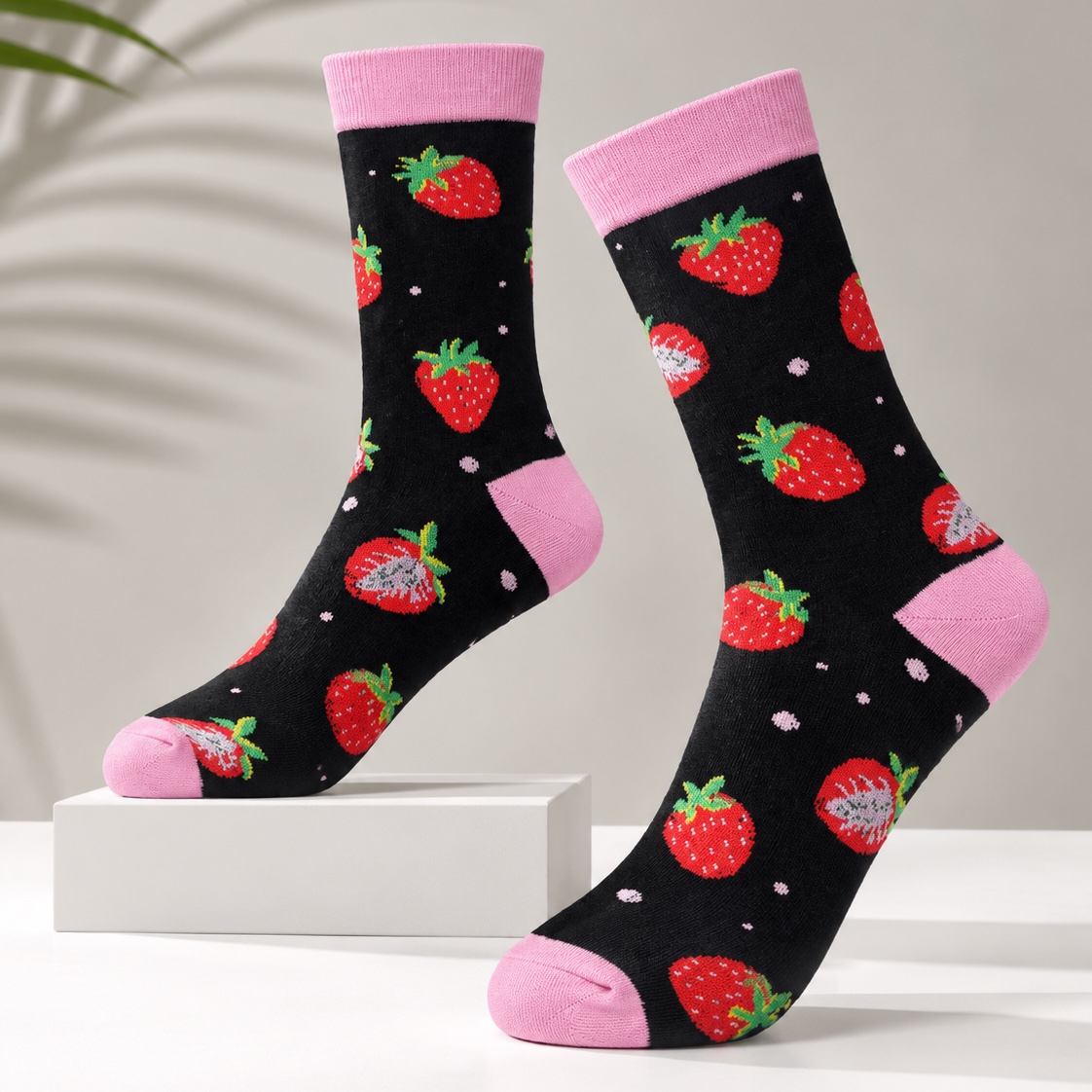 Pink Black Strawberry