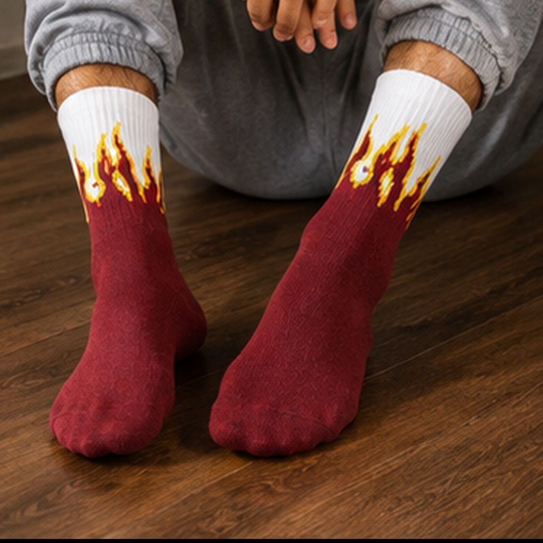 Fire Socks - Red