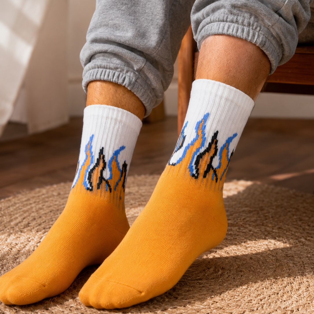 Fire Socks - Yellow