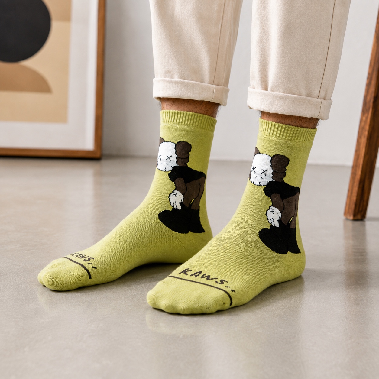 KAWS Street Lime